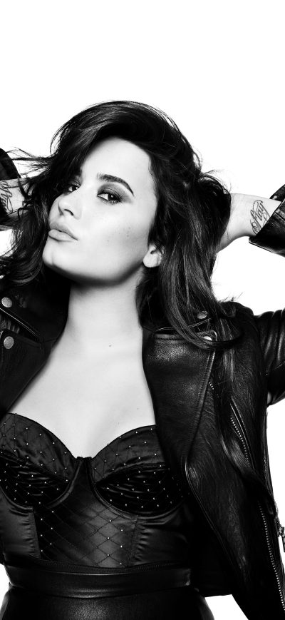 Fond d'écran iPhone Demi Lovato 4k Monochrome