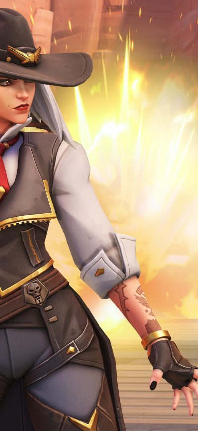 Fond d'écran iPhone Ashe Overwatch