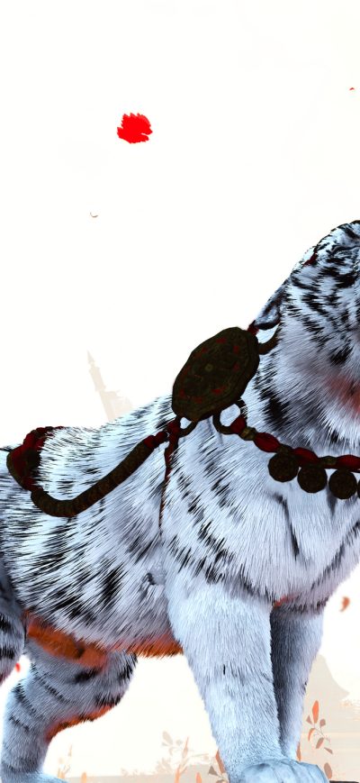 Fond d'écran iPhone Far Cry White Tiger Artwork