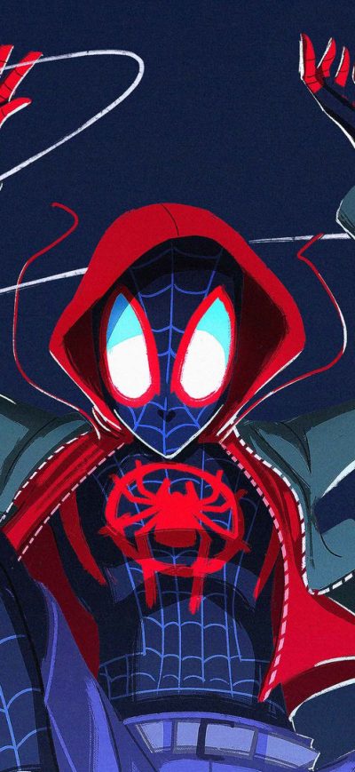 Fond d'écran iPhone SpiderMan Into The Spider Verse Artwork