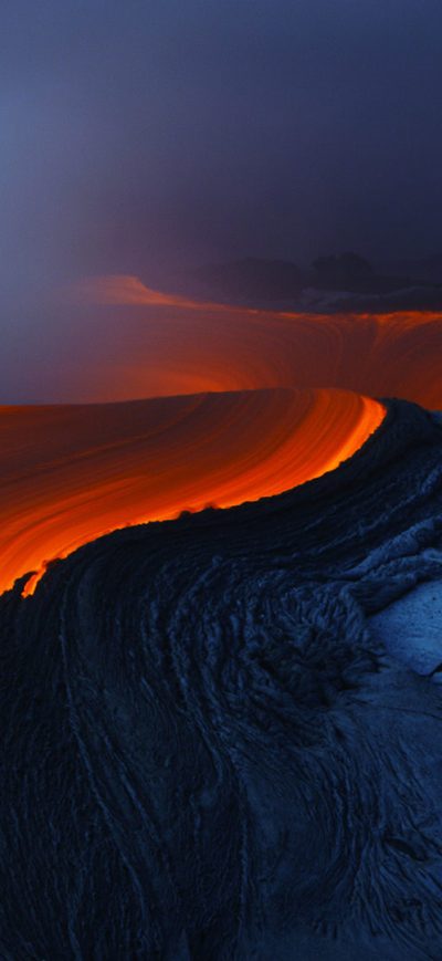 Fond d'écran Volcano sur iPhone
