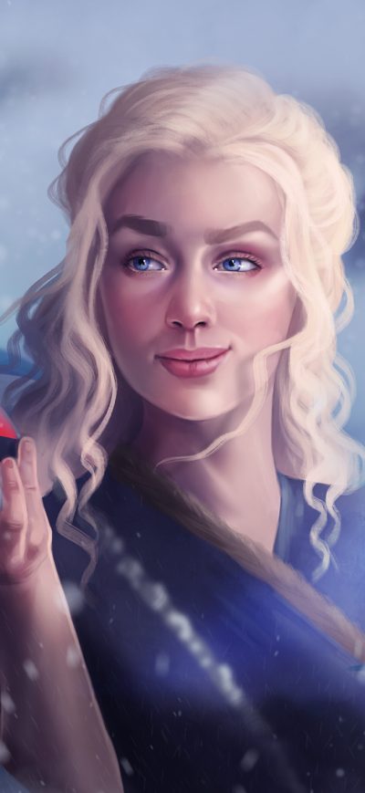Fond d'écran iPhone Dragons Daenerys With Pokeball