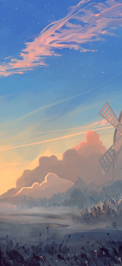 Fond d'écran iPhone Hangmoon Paintstrom 8k