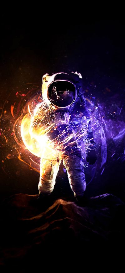 Fond d'écran iPhone Scifi Astronaut 5k