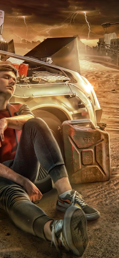 Fond d'écran iPhone Back To The Future Movie Fanart 4k
