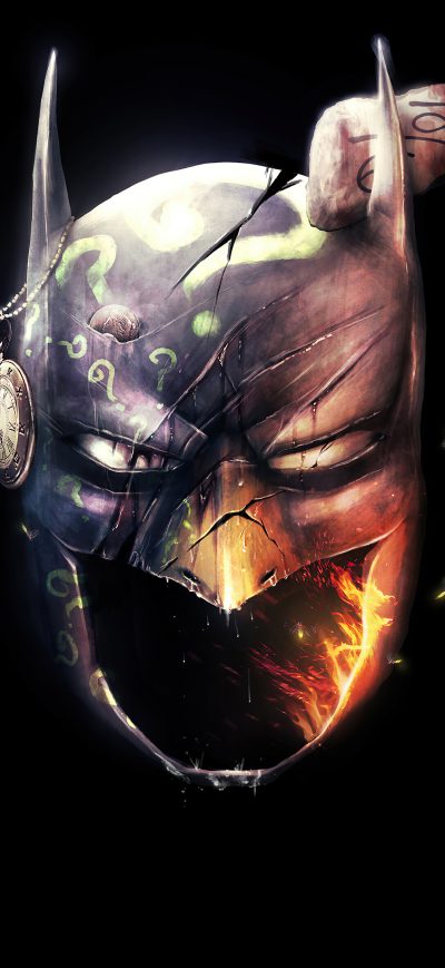 Fond d'écran iPhone Batman Mask 4k