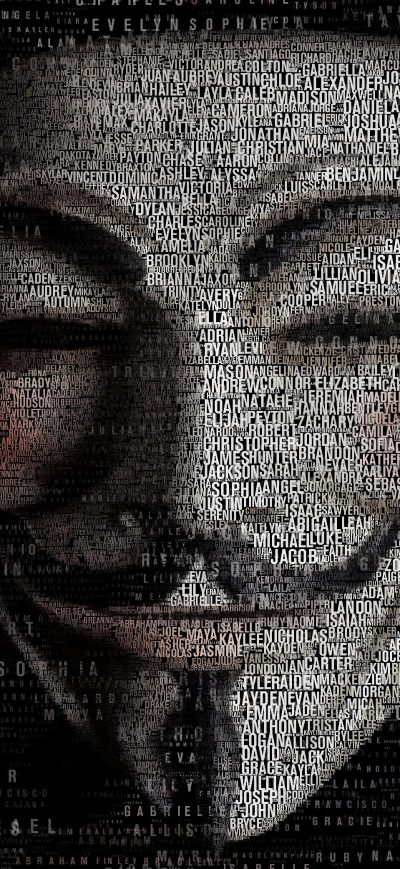 Fond d'écran iPhone Anonymus