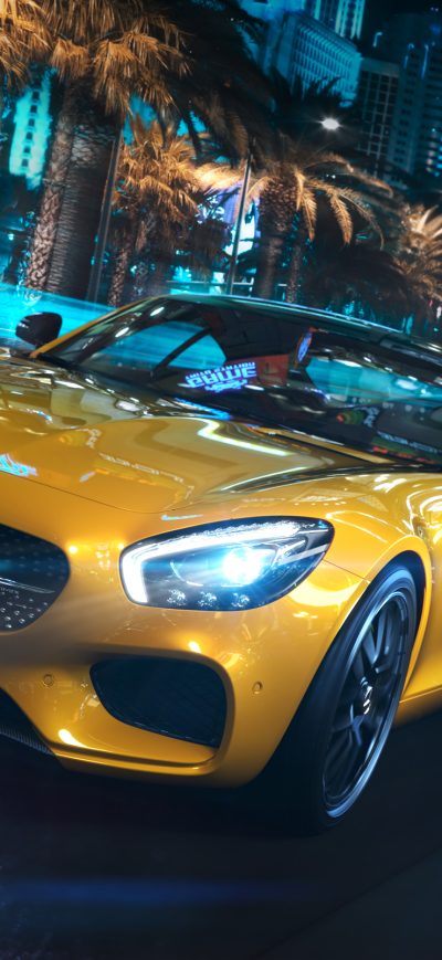 Fond d'écran iPhone Mercedes Benz Amg GT Front