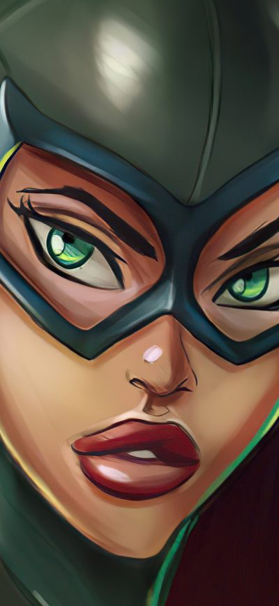 Fond d'écran iPhone Catwoman Digital Illustration 4k
