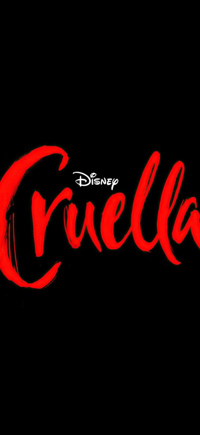 Fond d'écran iPhone Cruella Movie Logo 4k