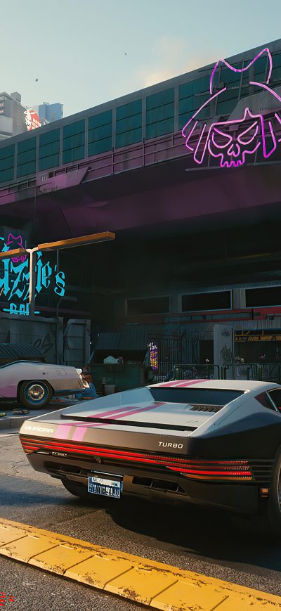 Fond d'écran iPhone Cyberpunk 2077 Sunny Day