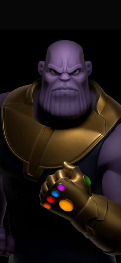 Fond d'écran iPhone Thanos 4K Digital Art