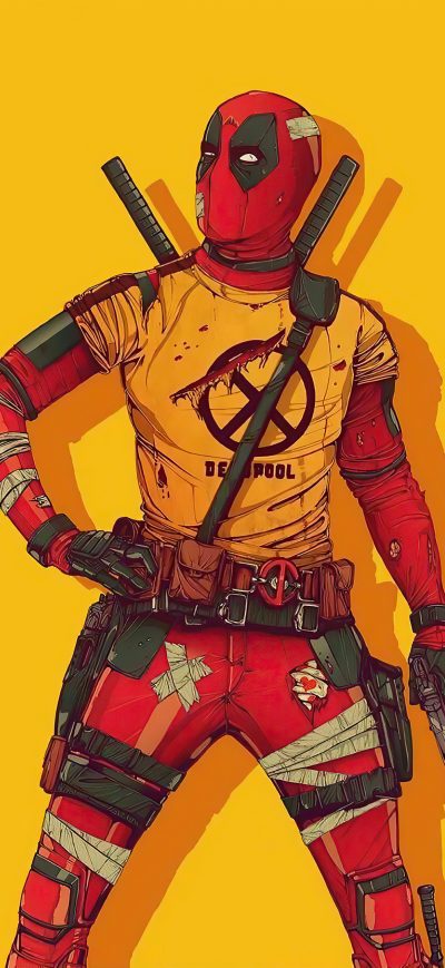 Fond d'écran iPhone Deadpool New Costume 4k