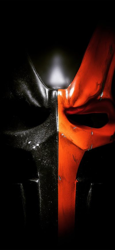 Fond d'écran iPhone Deathstroke Mask 4k