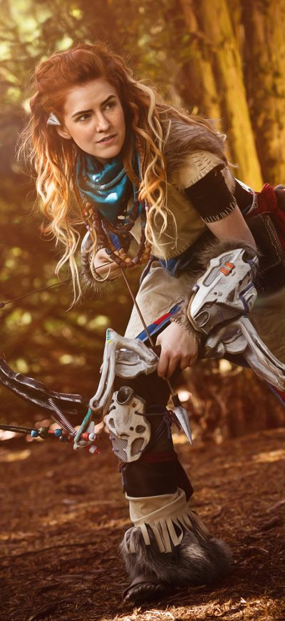 Fond d'écran iPhone Horizon Zero Dawn Cosplay