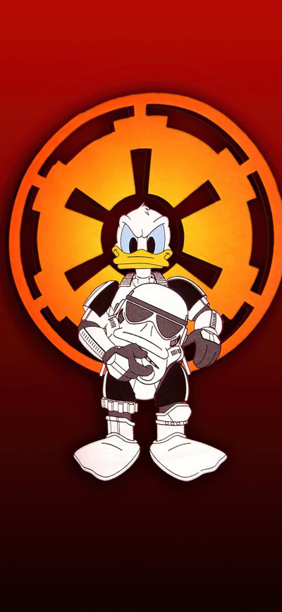 Fond d'écran iPhone Donald Duck Stormtrooper
