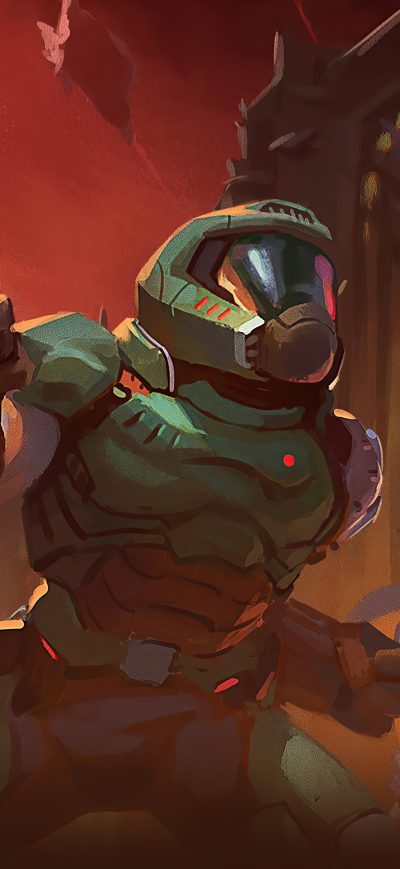 Fond d'écran iPhone Fallout Shelter X Doom Eternal