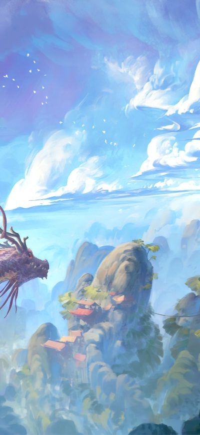 Fond d'écran iPhone In Dragons Land 4k