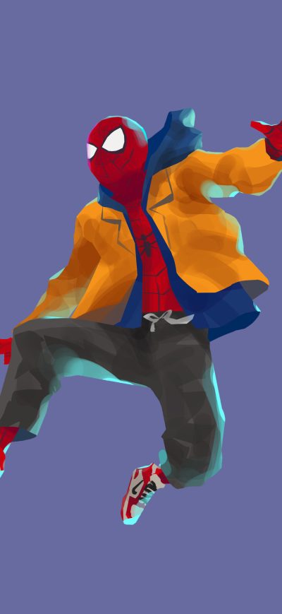 Fond d'écran iPhone SpiderMan Into The Spider Verse Movie 4k Artwork