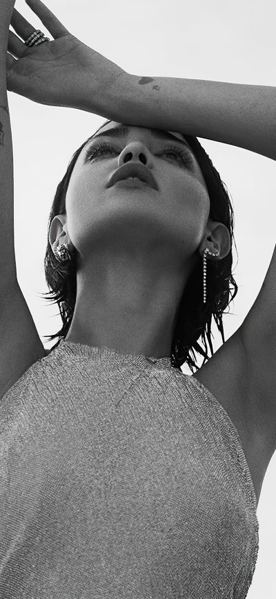 Fond d'écran iPhone Eiza Gonzalez Sbjct Journal Monochrome 4k