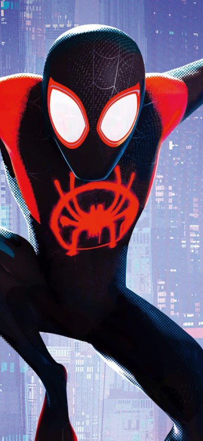 Fond d'écran iPhone SpiderMan Into The Spider Verse France Poster