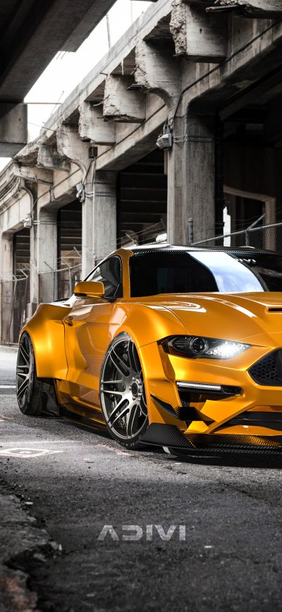 Fond d'écran iPhone Custom Ford Mustang 4k