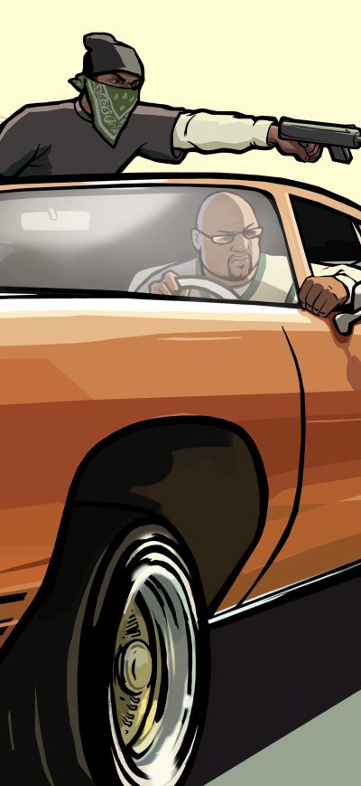 Fond d'écran iPhone Gta San Andreas Key Art 5k