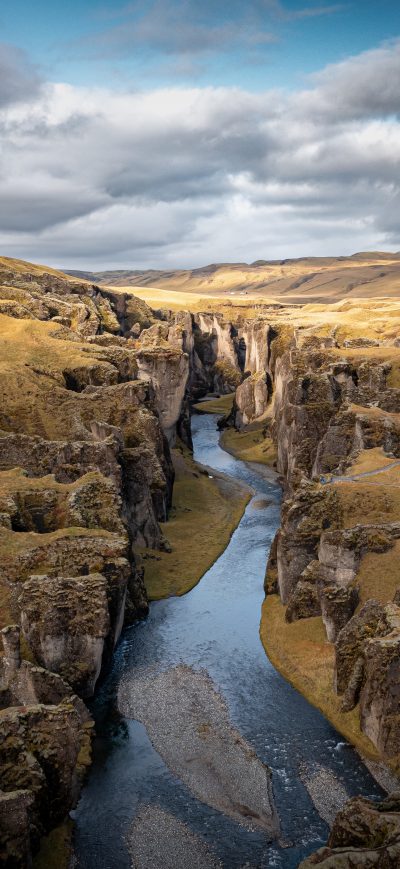 Fond d'écran iPhone Fjaorargljufur Iceland 5k