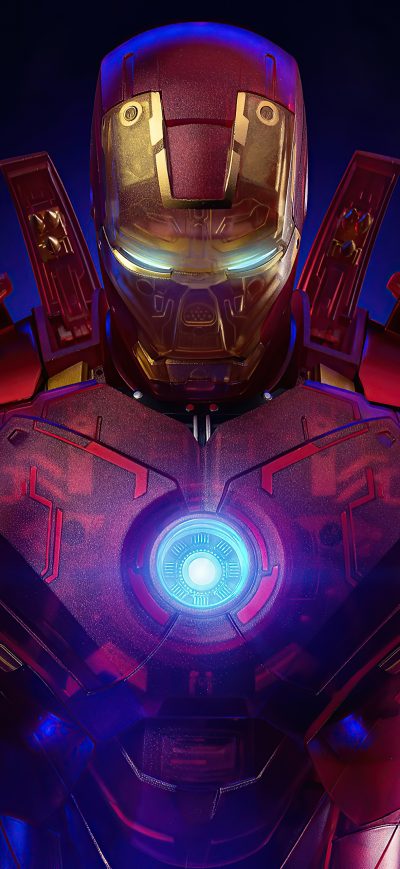 Fond d'écran iPhone Iron Man Holographic 4k 2020