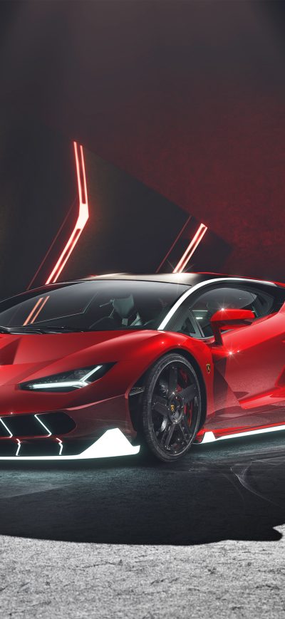 Fond d'écran iPhone Red Lamborghini4k