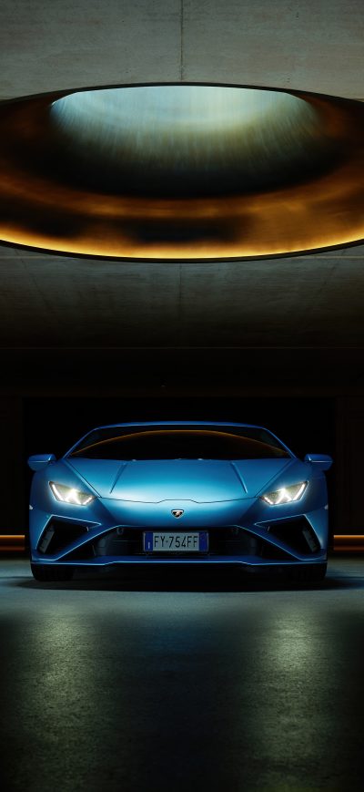 Fond d'écran iPhone Lamborghini Huracan Evo Front 2021