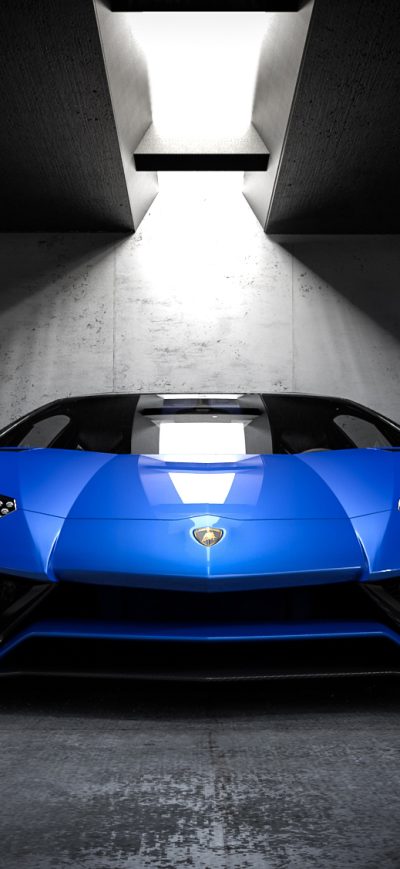 Fond d'écran iPhone Blue Lamborghini