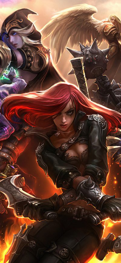 Fond d'écran iPhone League Of Legends Banner Art 4k