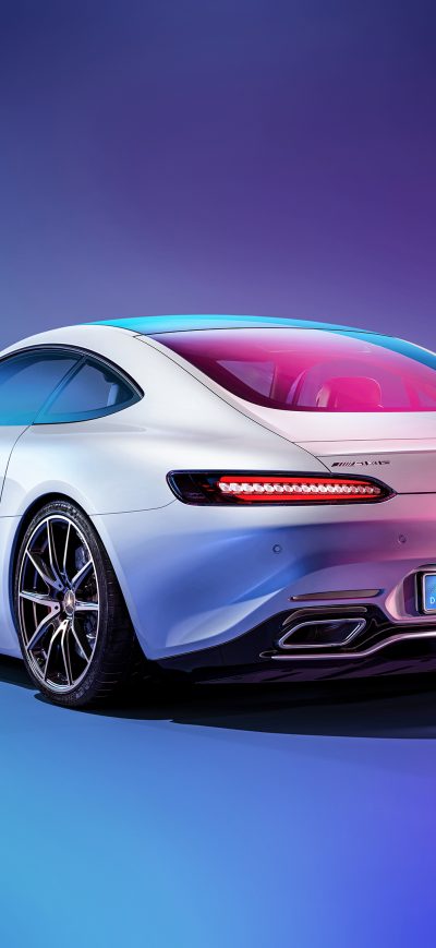 Fond d'écran iPhone Mercedes C190 AMG GT Rear