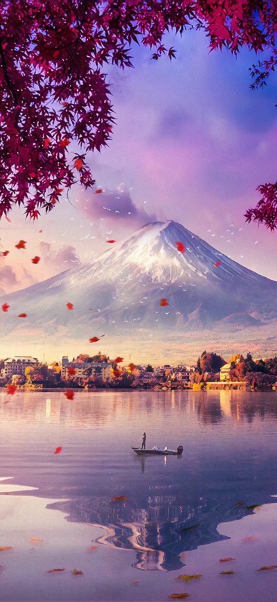 Fond d'écran iPhone Mount Fuji Mesmerising View 4k