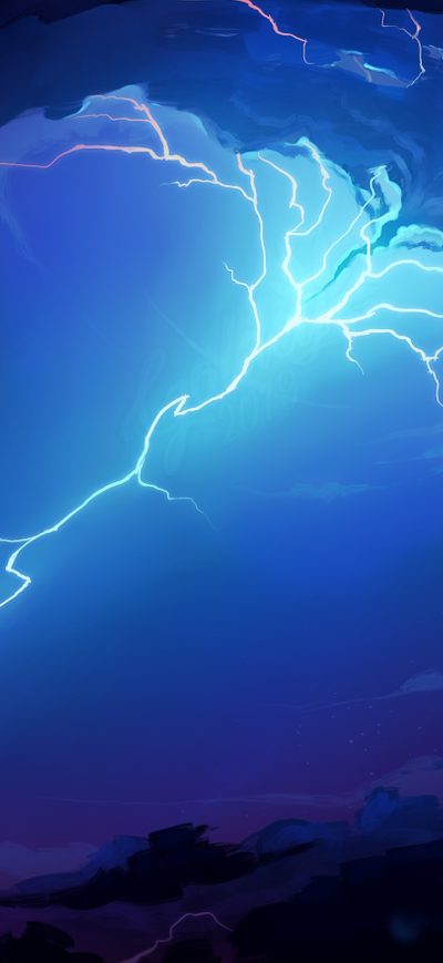 Fond d'écran iPhone Phoenix Bird Lightning