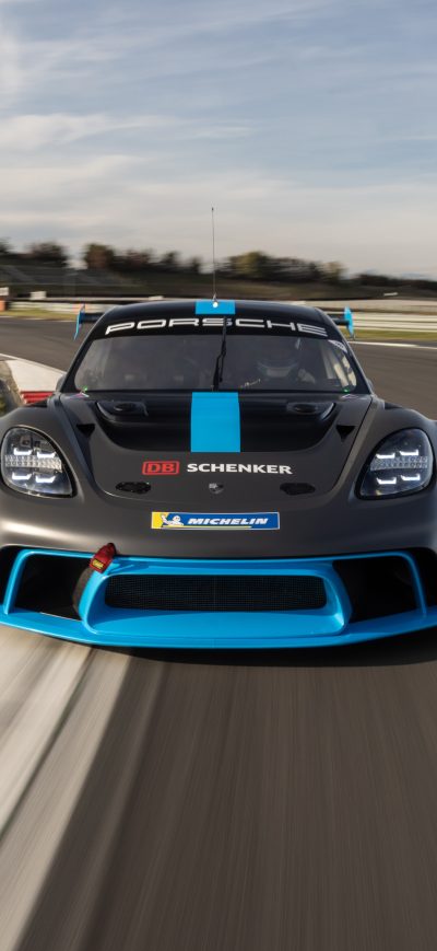 Fond d'écran iPhone 2023 Porsche 718 Cayman GT4 EPerformance 8k