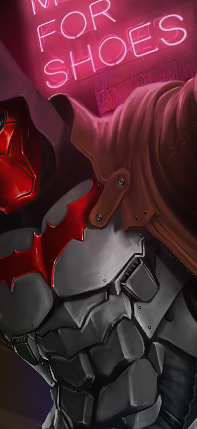 Fond d'écran iPhone Red Hood Guns Up
