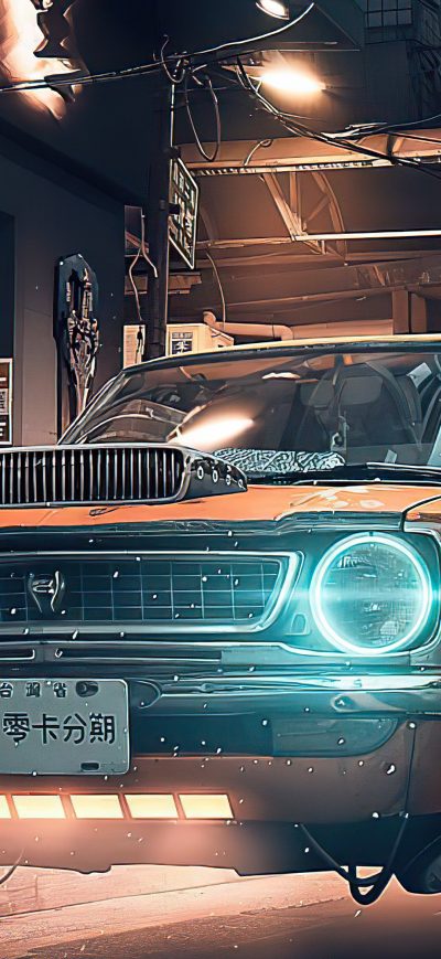Fond d'écran iPhone Elevating Car Scifi 4k