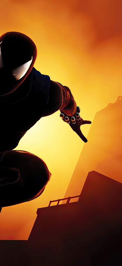 Fond d'écran iPhone Spiderman Ps5 4k