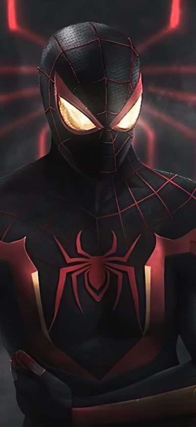 Fond d'écran iPhone Spiderman Red Suit 4k
