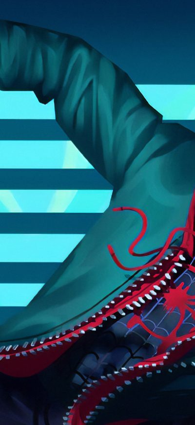 Fond d'écran iPhone Miles Morales Artwork