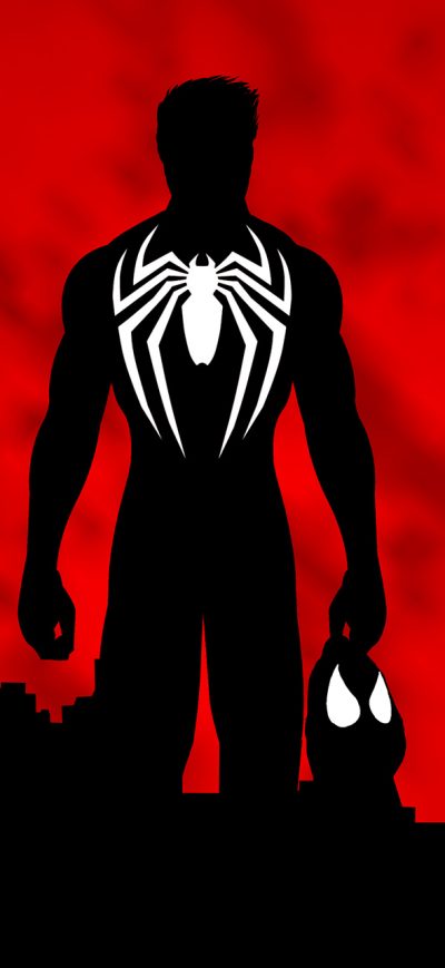 Fond d'écran iPhone Spiderman Mask Off