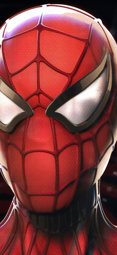 Fond d'écran iPhone Spiderman 4k Closeup