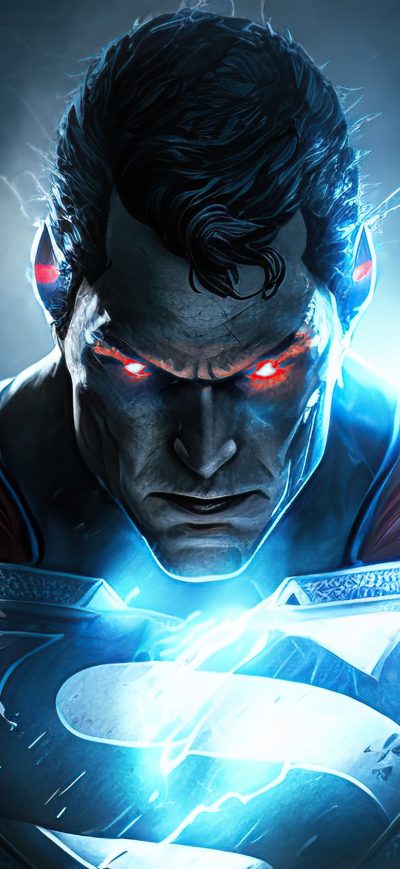Fond d'écran iPhone Superman Glowing Eyes