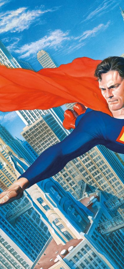 Fond d'écran iPhone Superman Flying New Art