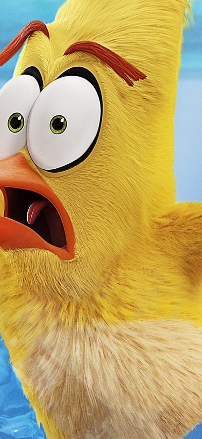 Fond d'écran iPhone Yellow The Angry Birds Movie 2 2019