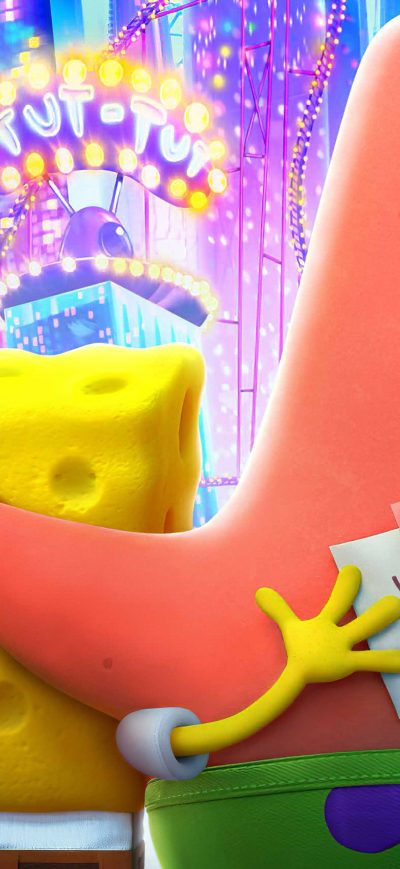 Fond d'écran iPhone The Spongebob Movie Sponge On The Run 4k