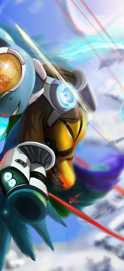 Fond d'écran iPhone Sky Tracer Overwatch