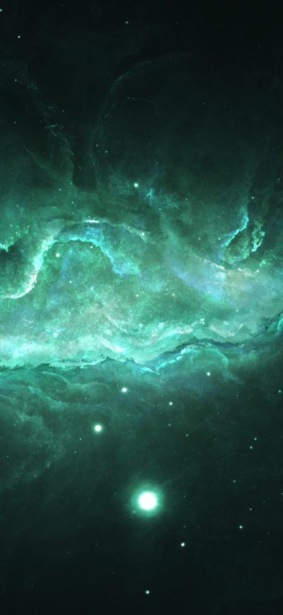 Fond d'écran iPhone Scifi Nebula